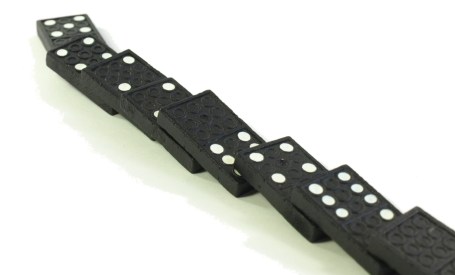 The financial institution dominoes have fallen.