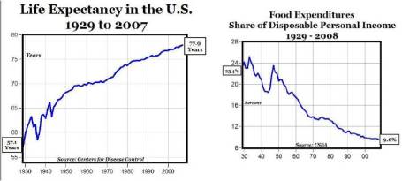 Life and Food Charts Shrunk