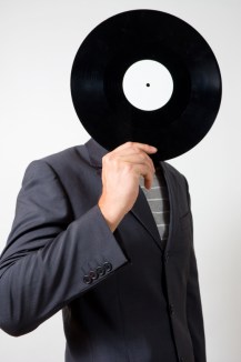 The suit man and vinyl.