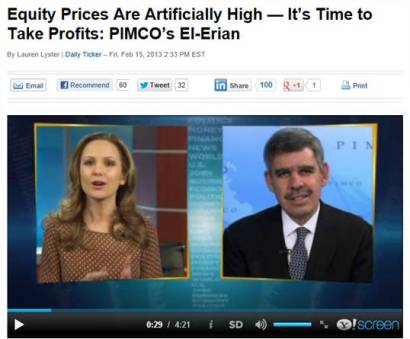 Source: Yahoo! Finance (Daily Ticker)