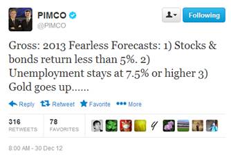 Bill Gross 2013 Prediction